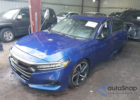 2022 Honda Accord Sport из США, поврежденный, VIN 1HGCV1F39NA013015